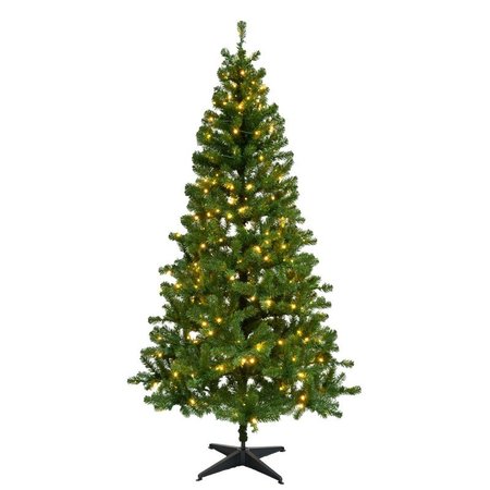 Platinum Celebrations 7 ft. Slim LED 400 lights Pine Christmas Tree TBP70S04A